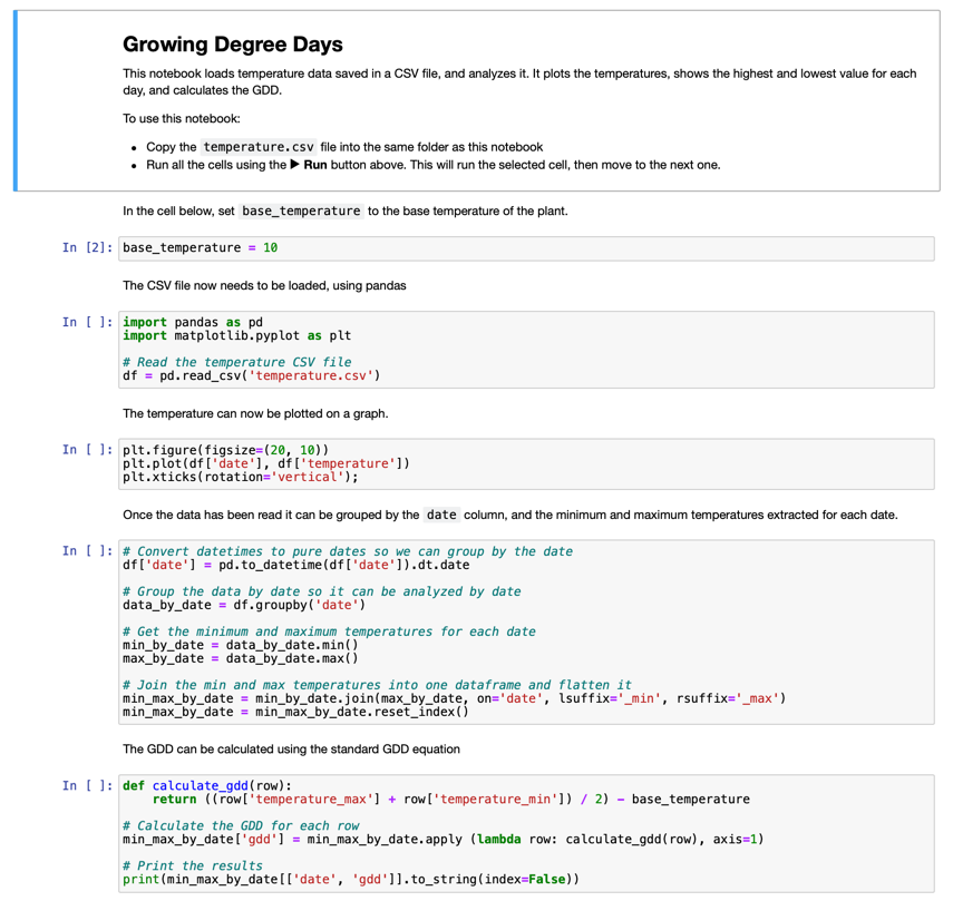 Jupyter Notebook 示例