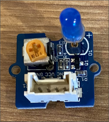 一个Grove LED